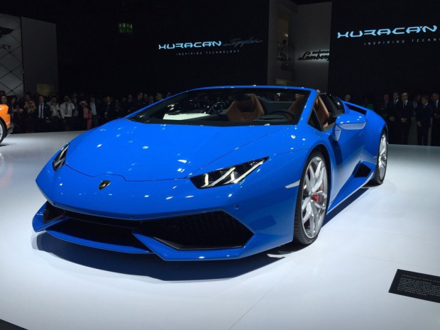 兰博基尼Huracan Spyder亮相法兰克福