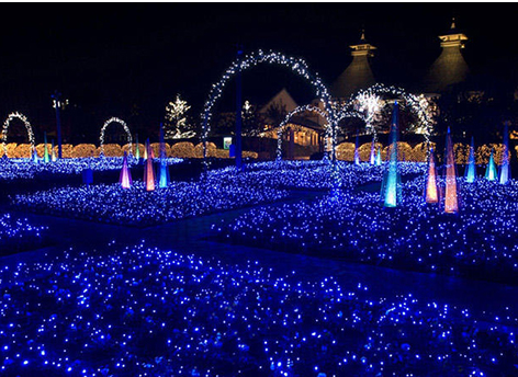 夢幻燈光節美景