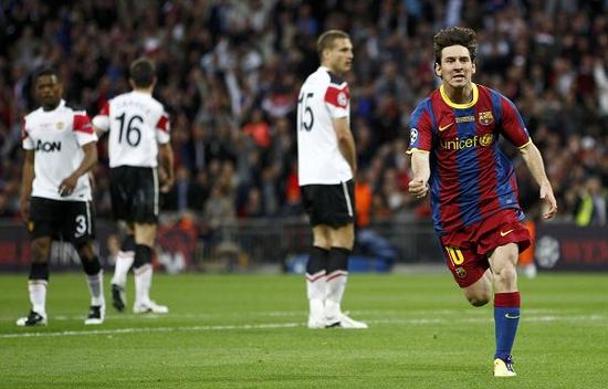 2011年欧冠决赛再破曼联球门