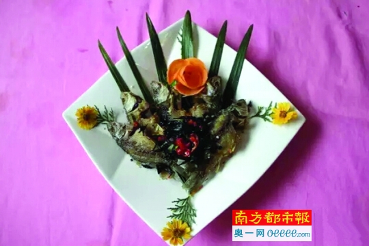 茶叶焗禾花鱼