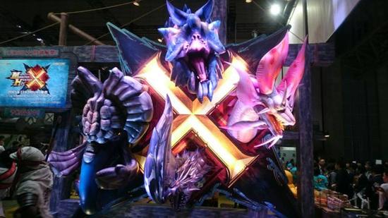 《怪物猎人X》TGS2015展会现场