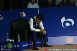 5小时拉锯战丁俊晖4-5负黑马 止步上海赛八强