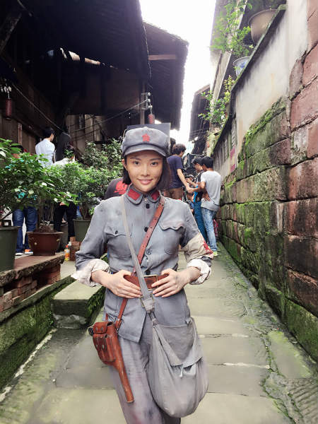 徐冬冬英姿飒爽