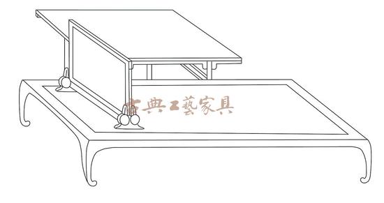 圖4 南宋佚名《荷亭兒戲圖》中的枕屏