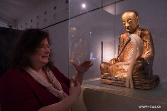 2015年3月“肉身坐佛章公祖师佛像”在匈牙利自然历史博物馆展出