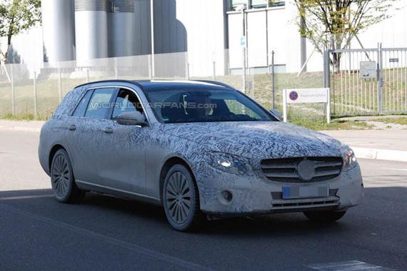 新一代奔驰E级旅行版谍照 车身更轻