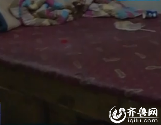 死者生前居住的出租屋（視頻截圖）