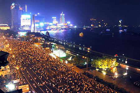 9月30日-10月3日部分路段交通管制 黄浦江边禁