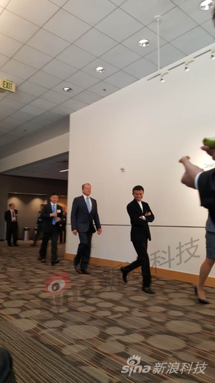 阿里巴巴董事长马云等步入中美互联网论坛
