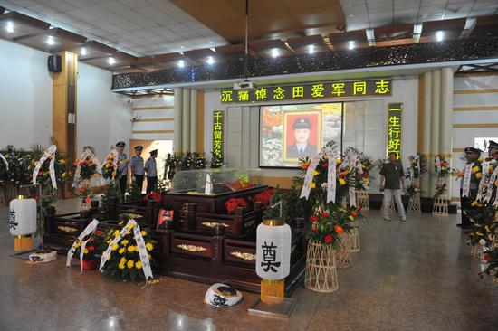 遺體告別儀式現場