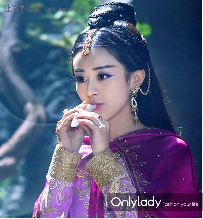 蜀山战纪火热开播 赵丽颖魔女妆告别包子脸|赵