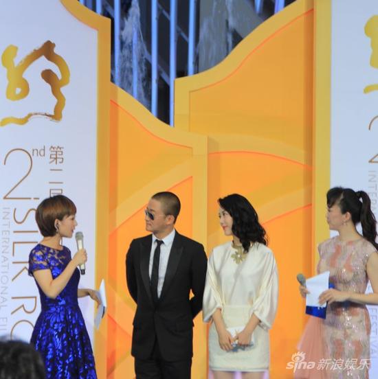 吴京亮相电影节 与陈凯歌导演约合作