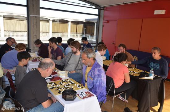 美国围棋比赛现场