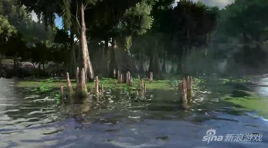 《方舟:生存进化》沼泽场景
