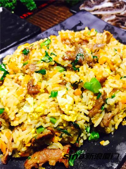 牛肉炒饭 好吃炸了