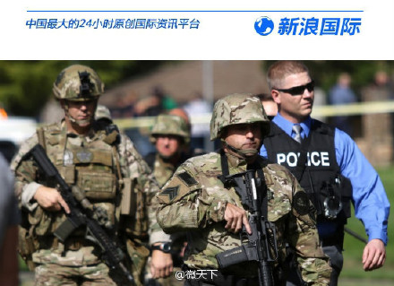  美国 俄勒冈校园 枪击事件 致13人死20人伤(图)|