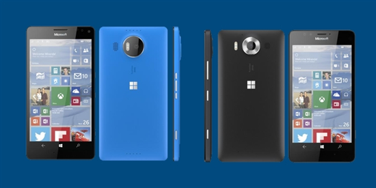 左：Lumia 950 XL；右：Lumia 950