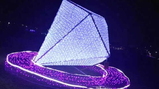 薰衣草莊園夢(mèng)幻燈光節(jié)美景