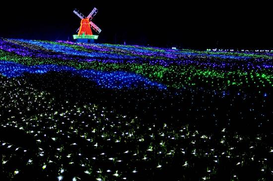 薰衣草莊園夢(mèng)幻燈光節(jié)美景