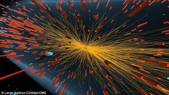 欧洲粒子物理研究所科学家将质子与铅原子放入大型强子对撞机中进行对撞，模拟产生微小等离子态液滴。