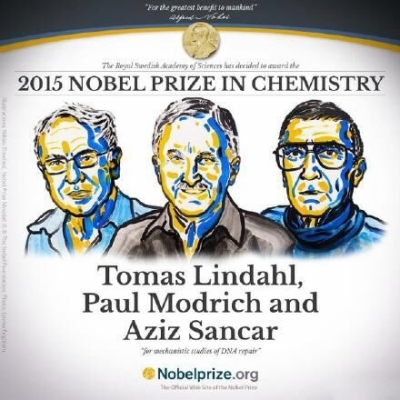 2015年诺贝尔化学奖揭晓