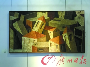 德国 布兰迪 《城市》(油画)