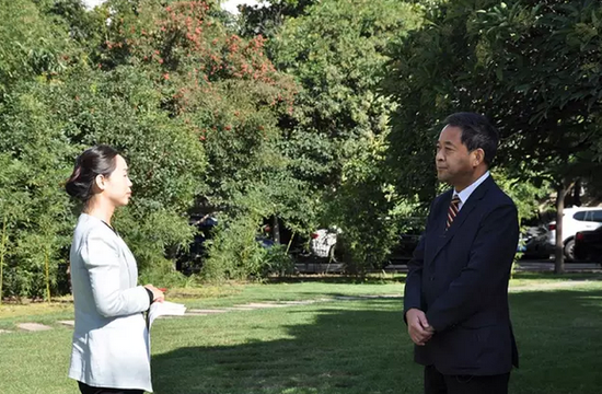 陳義初接受采訪