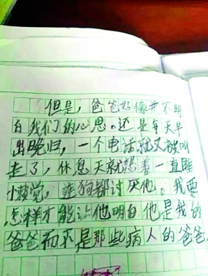 网上热传的8岁男孩作文