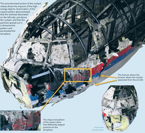 报告重建的MH17