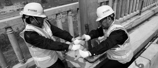 建設中的鄭州到機場城際鐵路