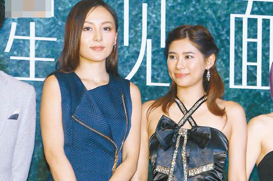 何佩瑜（左）与唐贝诗性感程度相对失色。