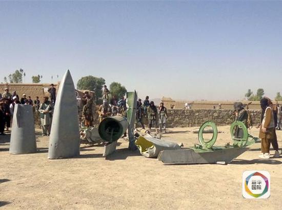 美国F16战机遭阿富汗塔利班击中(图)|美国|F16