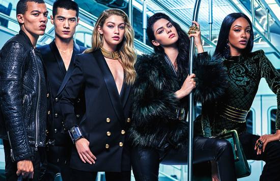 Balmain for H&M系列海报父亲片