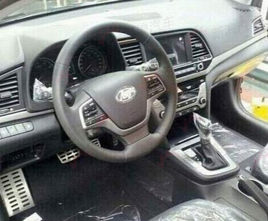 北京现代新一代朗动谍照 广州车展首发