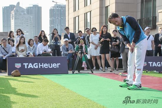 TAG Heuer泰格豪雅品牌挚友、华裔网球传奇张德培应战高尔夫球挑战