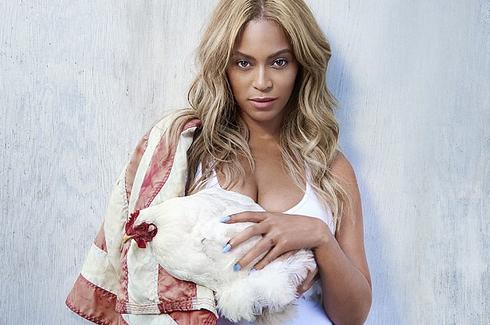 碧昂斯拍另类性感大片