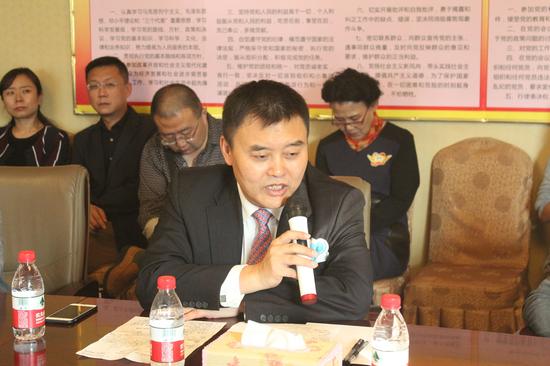 天明集团董事长姜明先生发表讲话