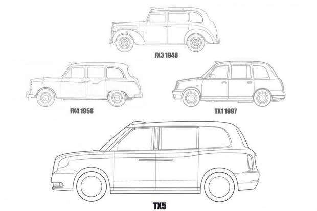 全新的伦敦出租车 吉利TX5原型车发布