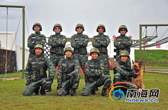 特勤中队是海南唯一的一支成建制省级武警反恐特战分队。(武警供图)