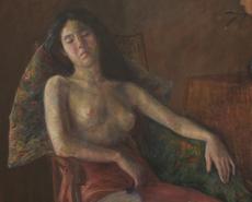 失而复现的名画：叔同半裸女像