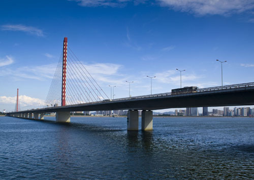 明年4月钱江三桥将披中国红