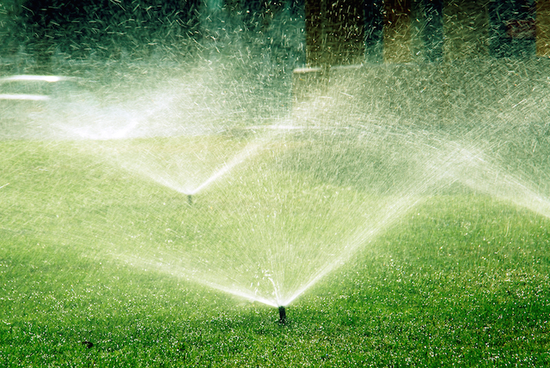 天然降水收集用于喷灌