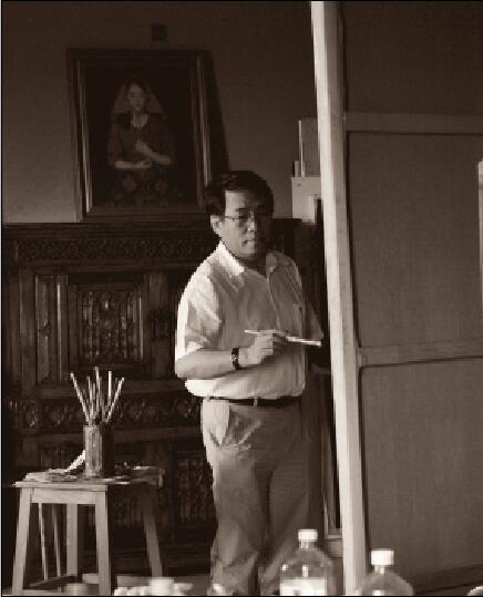 中国画油画展点亮中国美术馆