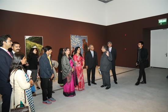 《眼睛与心灵：印度当代艺术新的介入》展 展览现场