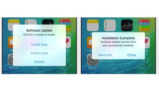 iOS 9.1系统更新存在漏洞，用户升级后将导致手机闹铃失效。