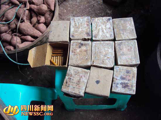 卢大爷保存的雷管(警方供图)
