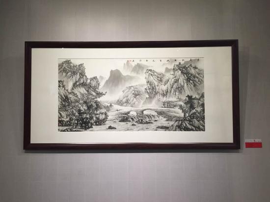 “山水清音•刘广助学计划 慈善画展”