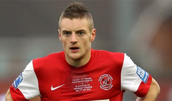 效力弗利特伍德时的瓦尔迪进球效率很高