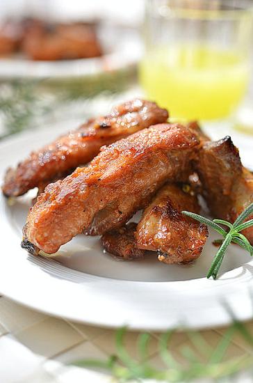 烤蒜香排骨