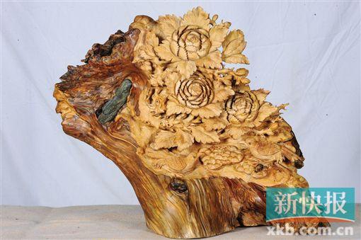 第七届广东省民间工艺精品展金奖作品 花开富贵 揭阳